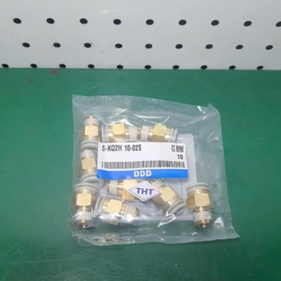 Đầu nối nhanh thẳng ren ngoài khí nén S-KQ2H
